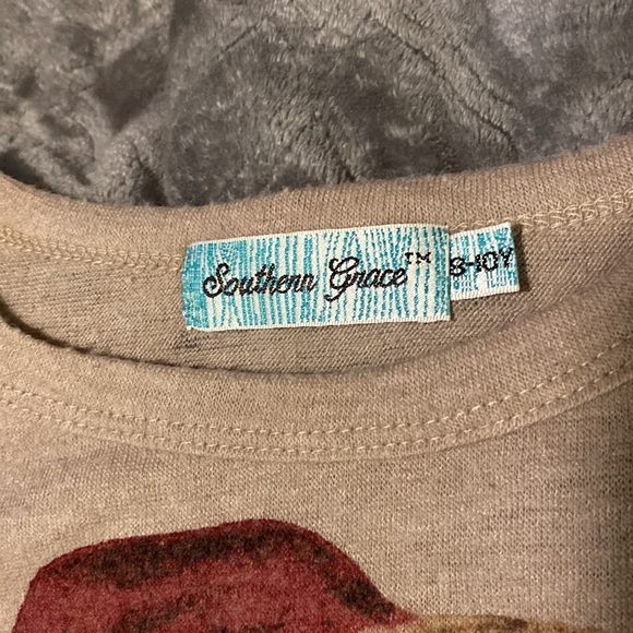 Boutique shirts with Santa size 8-10 yrs - Picture 2 of 3